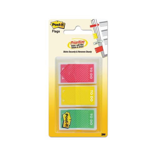 Arrow Message 1" Prioritization Page Flags, "to Do", Red-yellow-green, 60-pack