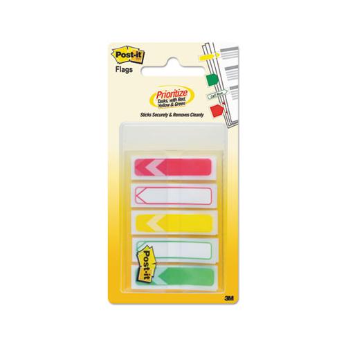 Arrow 1-2" Prioritization Page Flags, Red-yellow-green, 100-pack