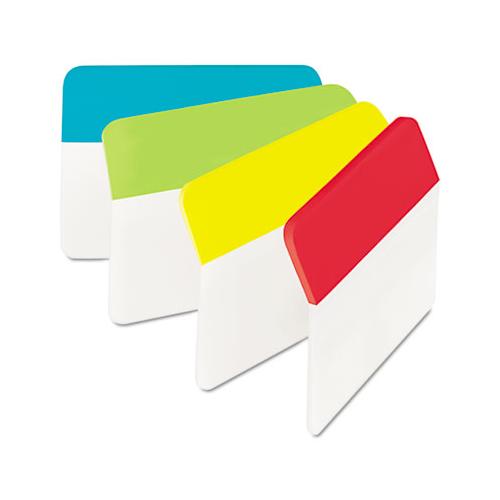 2" Angled Tabs, 1-5-cut Tabs, Assorted Colors, 2" Wide, 24-pack