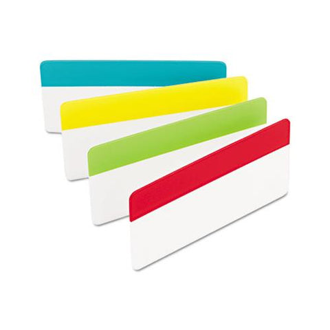 2" And 3" Tabs, 1-3-cut Tabs, Assorted Colors, 3" Wide, 24-pack