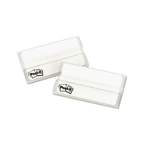 2" And 3" Tabs, 1-3-cut Tabs, White, 3" Wide, 50-pack