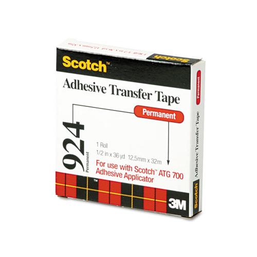 Adhesive Transfer Tape, 1-2" Wide X 36yds