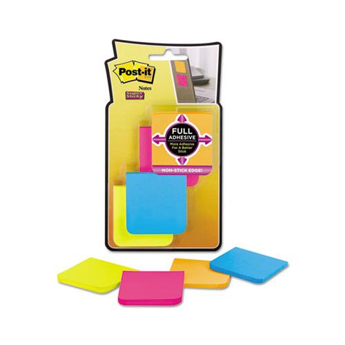 Full Adhesive Notes, 2 X 2, Assorted Rio De Janeiro Colors, 25-sheet, 8-pack