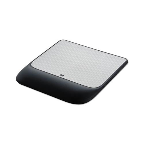 Mouse Pad W-precise Mousing Surface W-gel Wrist Rest, 8 1-2x 9x 3-4, Solid Color