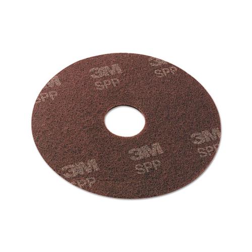 Surface Preparation Pad, 17" Diameter, Maroon, 10-carton