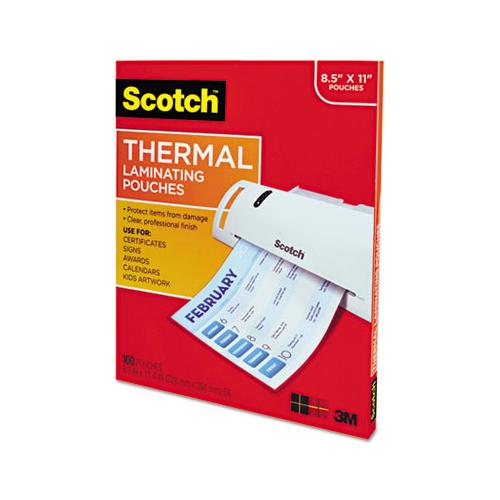 Laminating Pouches, 3 Mil, 9" X 11.5", Gloss Clear, 100-pack