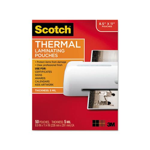 Laminating Pouches, 5 Mil, 9" X 11.5", Gloss Clear, 50-pack