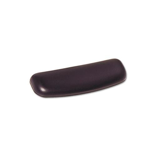 Gel Mouse-trackball Wrist Rest, Black Leatherette