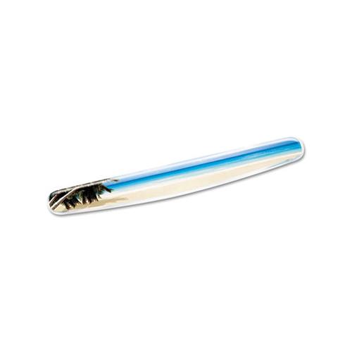 Fun Design Clear Gel Keyboard Wrist Rest, Beach Design