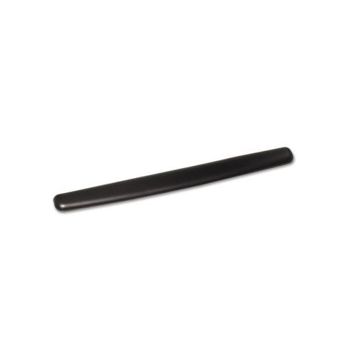 Gel Thin Wrist Rest, Extended Length, Black Leatherette