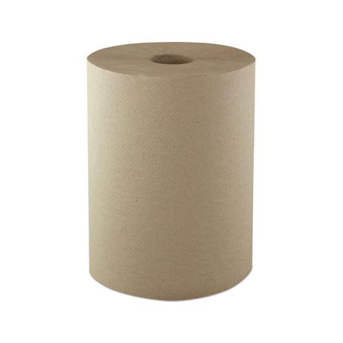 10 Inch Roll Towels, 1-ply, 10" X 800 Ft, Kraft, 6 Rolls-carton