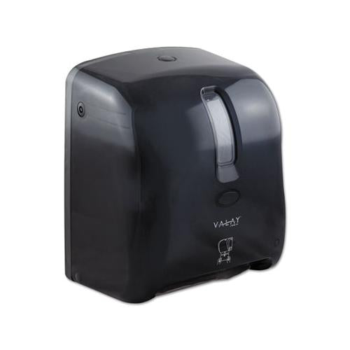 Valay Proprietary Roll Towel Dispenser, 11.75" X 14" X 8.5", Black