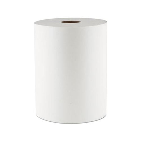 10 Inch Tad Roll Towels, 1-ply, 10" X 550 Ft, White, 6 Rolls-carton