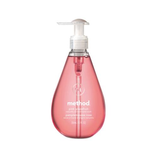 Gel Hand Wash, Pink Grapefruit, 12 Oz Pump Bottle