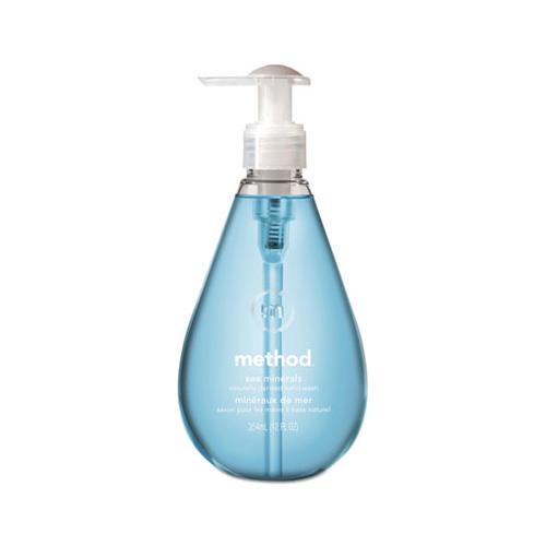 Gel Hand Wash, Sea Minerals, 12 Oz Pump Bottle, 6-carton