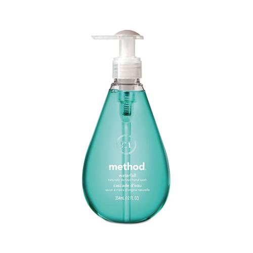 Gel Hand Wash, Waterfall, 12 Oz Pump Bottle, 6-carton
