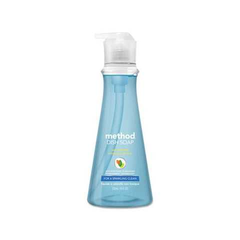 Dish Soap, Sea Minerals, 18 Oz Pump Bottle, 6-carton