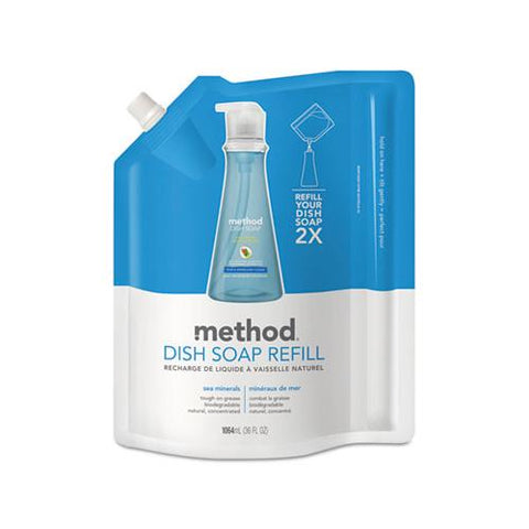 Dish Soap Refill, Sea Minerals, 36 Oz Pouch