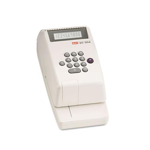 Electronic Checkwriter, 10-digit, 4-3-8 X 9-1-8 X 3-3-4