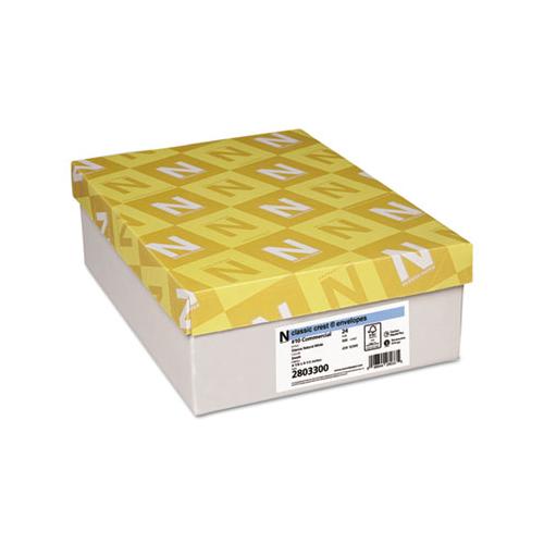 Classic Crest #10 Envelope, Commercial Flap, Gummed Closure, 4.13 X 9.5, Classic Natural White, 500-box