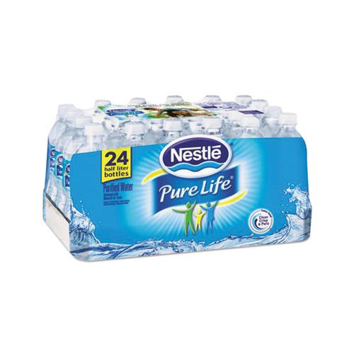 Pure Life Purified Water, 16.9 Oz Bottle, 24-carton