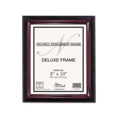 Executive Document Frame, Plastic, 8 X 10, Black-mahogany