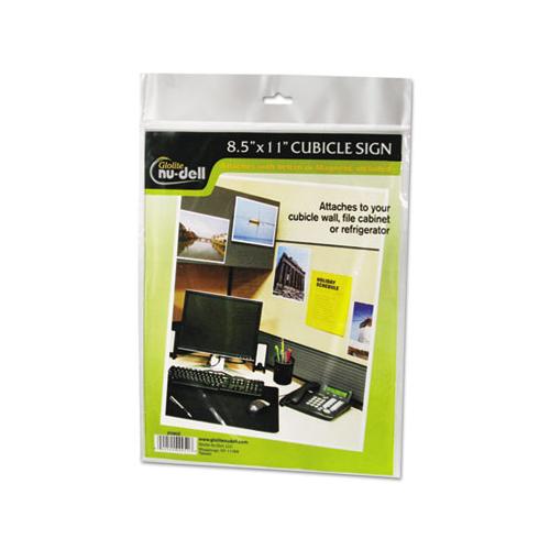 Clear Plastic Sign Holder, All-purpose, 8 1-2 X 11