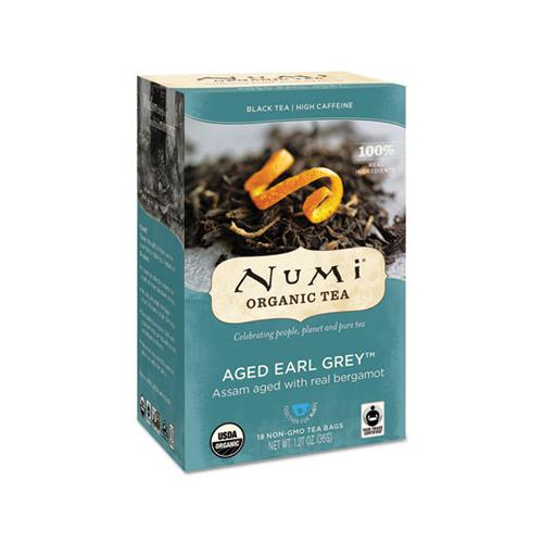 Organic Teas And Teasans, 1.27 Oz, Aged Earl Grey, 18-box