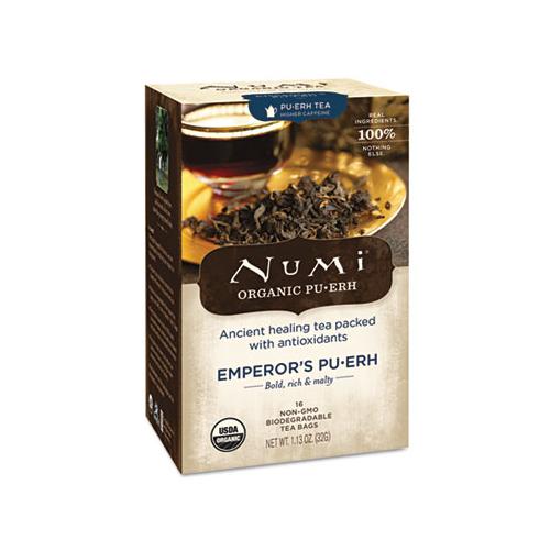 Organic Teas And Teasans, 0.125 Oz, Emperor's Puerh, 16-box