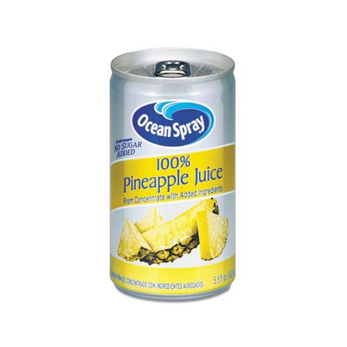 100% Juice, Pineapple, 5.5 Oz Can