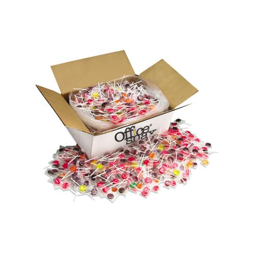 Lick Stix Suckers, Seven Assorted Fruit Flavors, 1440-carton