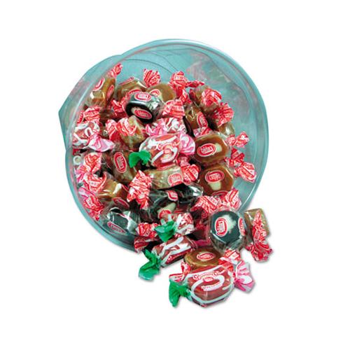 Goetze's Caramel Creams, Lt And Dark Caramel Candy, One 24 Oz Bowl