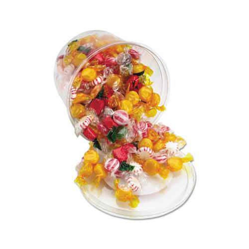 Fancy Assorted Hard Candy, Individually Wrapped, 2 Lb Resealable Plastic Tub