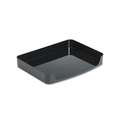 2200 Series Side-loading Desk Tray, 1 Section, Letter Size Files, 13.63" X 10.25" X 2", Black