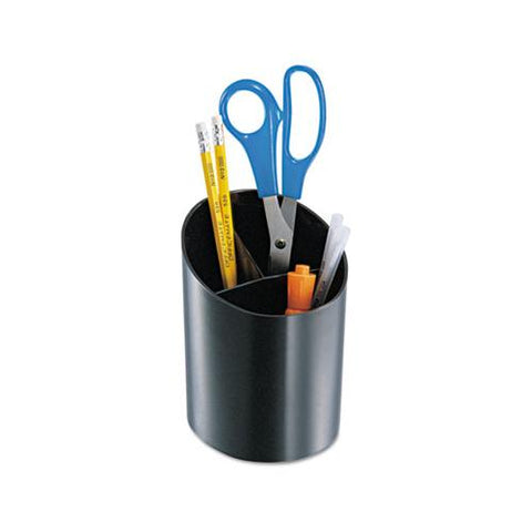 Recycled Big Pencil Cup, 4 1-4 X 4 1-2 X 5 3-4, Black