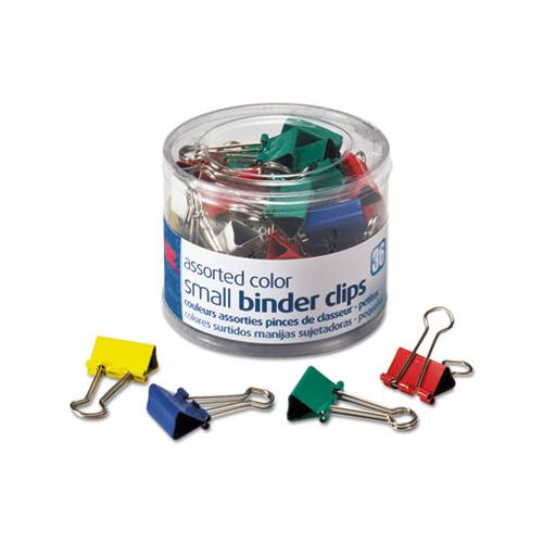 Assorted Colors Binder Clips, Small, 36-pack