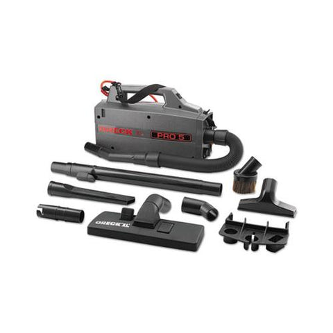 Commercial Xl Pro 5 Canister Vacuum, 120 V, Gray, 5 1-4 X 8 X 13 1-2