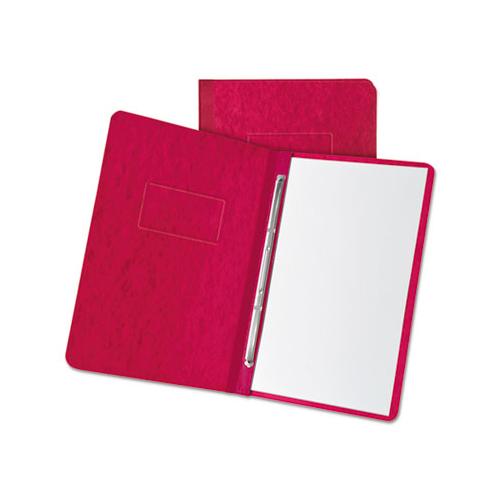 Pressboard Report Cover, 2 Prong Fastener, Letter, 3" Capacity, Executive Red