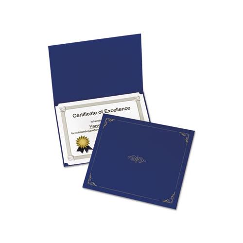 Certificate Holder, 11 1-4 X 8 3-4, Dark Blue, 5-pack