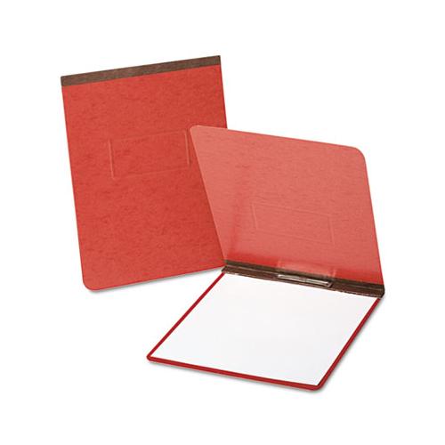 Pressguard Coated Report Cover, Prong Clip, Letter, 2" Capacity, Red