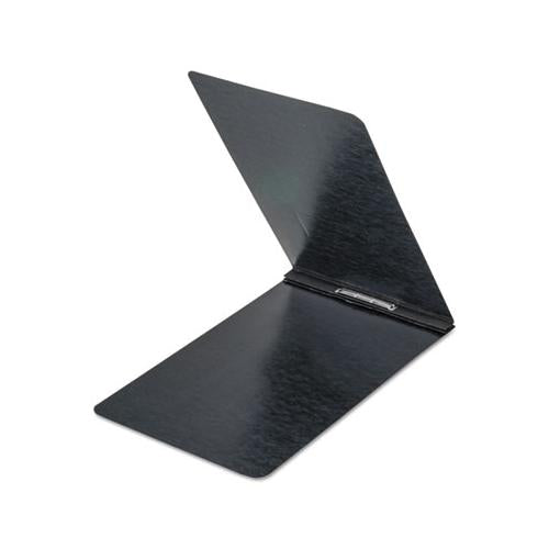 Pressboard Report Cover, Prong Clip, Letter, 2" Capacity, Black