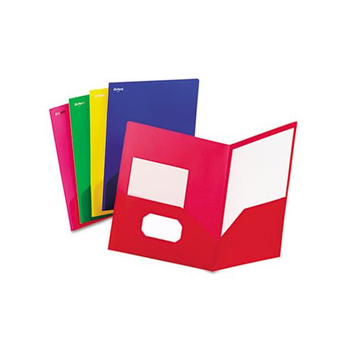 Fashion Polyport Twin-pocket Portfolio, Polypropylene, Assorted, 25-box