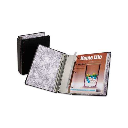 Catalog Binder With Expanding Posts, 3 Posts, 5.5" Capacity, 11 X 8.5, Black