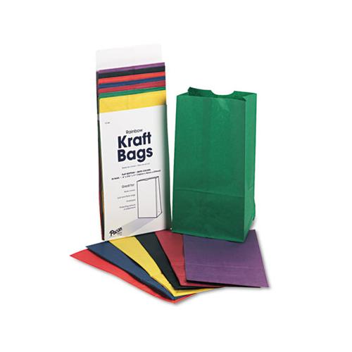 Rainbow Bags, 6" X 11", Assorted Bright, 28-pack