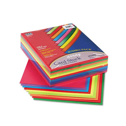 Array Card Stock, 65lb, 8.5 X 11, Assorted Lively Colors, 250-pack