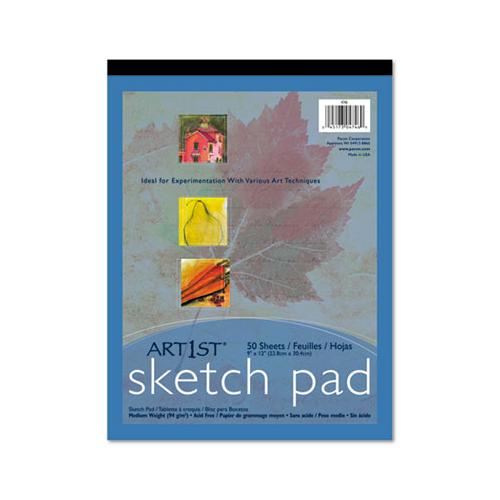 Art1st Sketch Pad, 60 Lb, 9 X 12, White, 50 Sheets