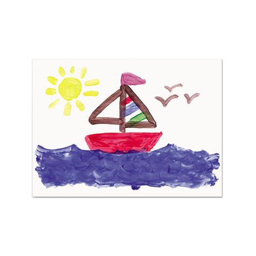 Fingerpaint Paper, 50lb, 16 X 22, White, 100-pack