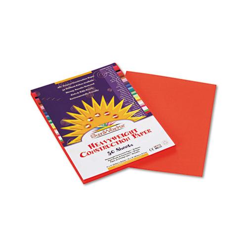 Construction Paper, 58lb, 9 X 12, Orange, 50-pack