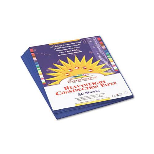 Construction Paper, 58lb, 9 X 12, Dark Blue, 50-pack