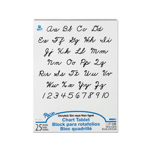 Chart Tablets, Unruled, 24 X 32, 25 Sheets